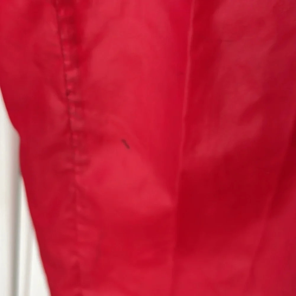 Vintage Ralph Lauren Swishy red track jogger windbreaker nylon pants small 90s - Picture 16 of 16